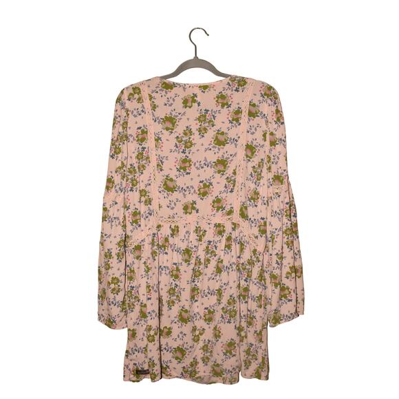 MATILDA JANE $65 Lets‎ Go Together Like A Lady Tunic Floral Top Large - Picture 2 of 4